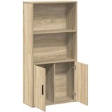vidaXL Knjižna omara sonoma hrast 60x24x120 cm inženirski les | Shoptok.si