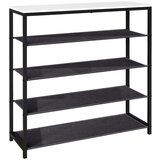 MID.YOU Regal Za Čevlje Taliro 4, Črna, Bela | Shoptok.si