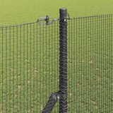  Temeljna zavarena žičana ograda 25 x 1,6 m Siva Mreža | shoptok.hr