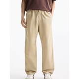 Pull&Bear Chino hlače svijetlosmeđa / crna | shoptok.hr