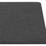  Zidna uzglavlja 12 pcs Tamno siva 30 x 15 cm tkanina | shoptok.hr