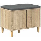  Klupa za hodnik s jastukom Sonoma hrast 60 x 38 x 46 cm | shoptok.hr