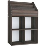 vidaXL Otroško stojalo za revije sivo in sonoma hrast 71x30x114 cm | Shoptok.si