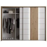 Premium Living Omara Z Drsnimi Vrati Sizilia, Bela, Hrast, Š. 270cm | Shoptok.si