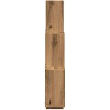 vidaXL Stenska kockasta polica artisan hrast 78x15x93 cm inž. les | Shoptok.si