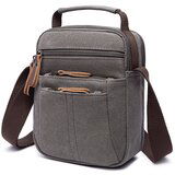 INF Moška platnena torba za čez ramo, torba za čez telo Grey, (21692260) | Shoptok.si