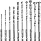 Einhell set burgija za kamen hm prihvat E6.3-1/4'' 3-10mm s-case 10/1 49108743 | ePonuda.com