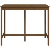  Barski stol smeđa boja meda 140x80x110 cm od masivne borovine | shoptok.hr