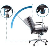 MID.YOU Vrtljiv Stol Villa 10, Črna | Shoptok.si