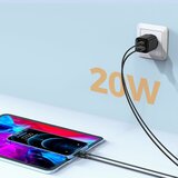  Stenski polnilec Joyroom USB / USB tip C 20W 3A Quick Charge 3.0 Power Delivery SCP AFC | Shoptok.si