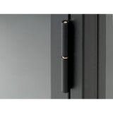 Unique Furniture Crna metalna vitrina 58x160 cm Carmel – | shoptok.hr