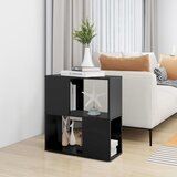 Ormarić za knjige crni 60 x 24 x 63 cm konstruirano drvo | shoptok.hr