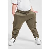 Urban Classics Boys Fitted Cargo Sweatpants - Olive Cene