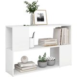 vidaXL ormarić za knjige bijeli 100 x 24 x 63 cm od iverice | shoptok.hr