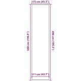  Predpražnik rjav 115x500 cm | Shoptok.si