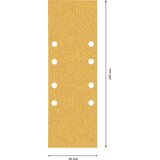 Bosch Komplet EXPERT C470 brusnog papira za vibracione brusilice od 93 x 230 mm, G 3x60/4x80/3x120, 10 delova 2608901112 | Eponuda.com