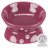  keramička činija visoka roze sa šapicama 015l 13cm | Eponuda.com