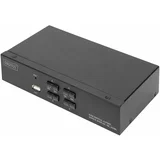 KVM Switch, 4 Port, Single Display, 4K, HDMI®