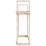  Stalak za drva za ogrjev 110 x 35 x 108,5 od masivne borovine | shoptok.hr