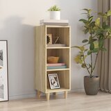  Komoda boja dimljenog sonome 34,5x32,5x90 cm konstruirano drvo | shoptok.hr