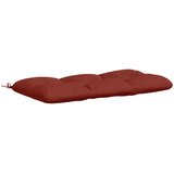  Jastučić za klupu VIANEN 100% poliester Crvena 110 x 60 x 12 cm Slike