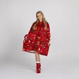 Svilanit Hoodie deka/pokrivač Xmass Red + Poklon: Čarape | shoptok.hr