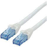 Roline 21.15.2987 RJ45 omrežni kabel\, patch kabel cat 6a u/utp 0.30 m bela 1 kos, (20420115) | Shoptok.si