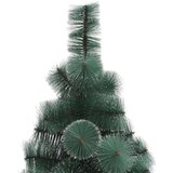 vidaXL Umetna novoletna jelka s stojalom zelena 120 cm PET | Shoptok.si