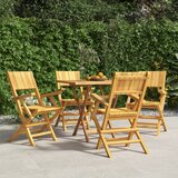 vidaXL Zložljivi vrtni stoli 4 kosi 55x61x90 cm trdna tikovina Cene