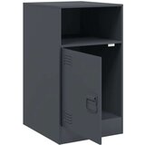 vidaXL Nočna omarica antracit 34,5x39x62 cm jeklo | Shoptok.si