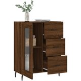  Komoda boja smeđeg hrasta 69,5x34x90 cm od konstruiranog drva | Eponuda.com
