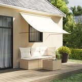 Tenda na uvlačenje krem 200 x 150 cm od tkanine i čelika | Eponuda.com