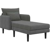  Preveliki šezlong Tamnosiva Baršunasta tkanina - Tamnosiva 71 cm | shoptok.hr