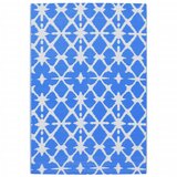 Furnova Zunanja preproga ARAKIL modra in bela 140x200 cm PP, (21930592) | Shoptok.si