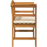  Klupa s jastukom Prirodni uljni završetak 68 5 x 46 x 82 5 cm | shoptok.hr