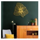 WALLXPERT Zidni sat APS039 70, 70x70 cm, Zlatna boja | Eponuda.ba