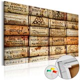  Slika na plutenoj podlozi - Vineyard of Memories [Cork Map] 90x60 | shoptok.hr