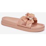 Boto Women's Slippers With Bow And Golden Brooch Black Lynara | ePonuda.com