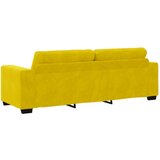  Set sofe od 3 dijela s jastucima žute boje od baršuna | shoptok.hr
