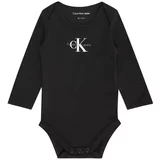 Calvin Klein Jeans Dječji bodi crna / bijela