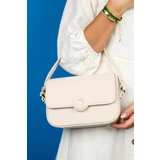 LuviShoes MARBELLA Cream Women's Crossbody Bag