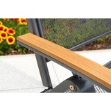 Gardenson VRTNA GARNITURA ITANOS aluminij barve grafita, naravne barve | Shoptok.si
