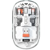 MeeTion BTM005WH bežični BT punjivi miš, 2.4GHZ, beli