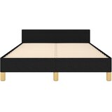  Okvir kreveta bez madraca crni 120x190 cm od tkanine | shoptok.hr