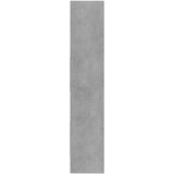 Ormarić za knjige siva boja betona 40 x 35 x 180 cm od iverice | shoptok.hr