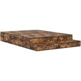  Krevet s prostorom za pohranu Dimljeni hrast Drvo 200 x 160 cm | shoptok.hr