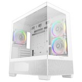 DeepCool Računalniško ohišje CG380 3F, mATX, Midi-Tower, kaljeno steklo, belo | Shoptok.si