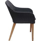  9-dijelni vrtni blagovaonski set crni | shoptok.hr