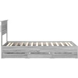  Krevetna konstrukcija Siva Sonoma 100 x 200 cm Inženjersko Drvo | shoptok.hr