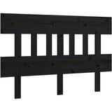  Uzglavlje za krevet crno 143 5 x 3 x 81 cm od masivne borovine | shoptok.hr